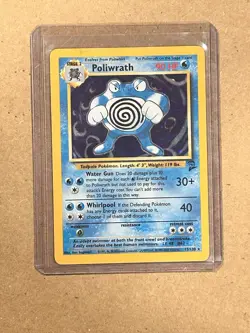 Poliwrath - 15/130 - Pokemon Base Set 2 Holo Rare Card WOTC HP - Image 1
