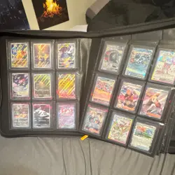 Pokemon Card Collection Binder Full Arts GX VMAX Secret Art Rare Cards - Image 1