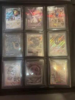 Pokemon Card Collection Binder Full Arts GX VMAX Secret Art Rare Cards - Image 2