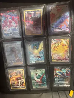 Pokemon Card Collection Binder Full Arts GX VMAX Secret Art Rare Cards - Image 5