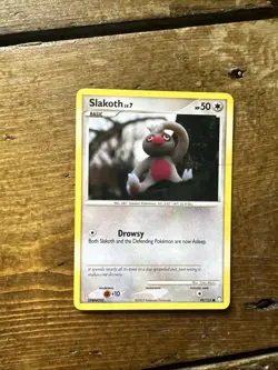 Pokemon Slakoth Card Mysterious Treasures Series, #99/123 - Image 1