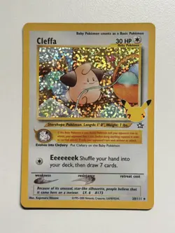 Pokemon TCG - Cleffa 20/111 25th Celebrations: Classic Collection Card NM - Image 1