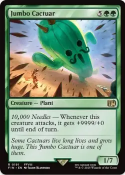 1 x Jumbo Cactuar - Final Fantasy - LP - MTG - Image 1