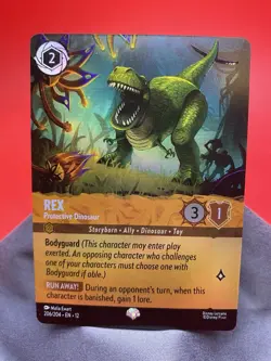Disney Lorcana Rex - Protective Dinosaur 206/204 Epic Wilds Unknown ✨ - Image 1