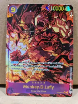 One Piece TCG Monkey D Luffy OP09-119 SEC Alt Art Emperors Of New World - Image 1