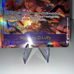 One Piece TCG Monkey D. Luffy Secret Rare Card OP09-119 English Alt Art NM - Image 5