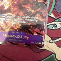 OP09-119 Monkey D Luffy SEC Alt Art One Piece Card Game TCG - Image 3