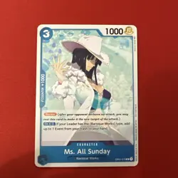 Ms. All Sunday (Promotion Pack 2023) OP01-079 One Piece Promotion Cards Regular - Image 1