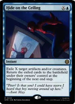 MAGIC MTG MARVEL SPIDER-MAN 0032 R HIDE ON THE CEILING NON-FOIL - Image 1