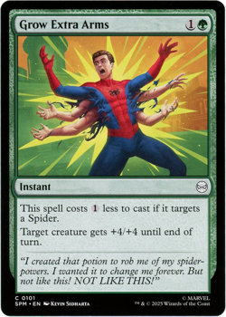 Grow Extra Arms - 0101 - Marvel's Spider-Man - MTG - Ships Now - English - Image 1