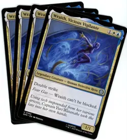 x4 Wraith, Vicious Vigilante - 0160 - Marvel's Spider-Man - MTG - SHIPS NOW - Image 1