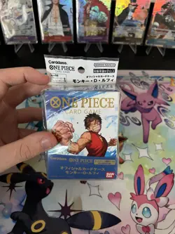One Piece Card Game Official Card Case/Deck Box Monkey D Luffy New! - Image 1
