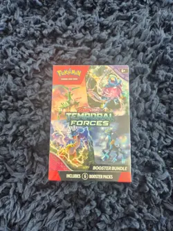 Pokemon TCG: Scarlet & Violet-Temporal Forces Booster Bundle (6 Packs) SEALED - Image 1