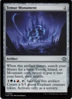 Temur Monument U Tarkir: Dragonstorm 248 NM Normal MTG - Image 1