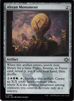 Abzan Monument U Tarkir: Dragonstorm 238 NM Normal MTG - Image 1