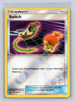 Switch 147/168 Uncommon Celestial Storm Pokemon Reverse Holo LP - Image 1