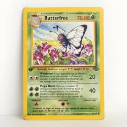 Pokemon TCG Butterfree 33/64 Jungle Uncommon 1st Ed Eng 1999 HP70 - Image 1