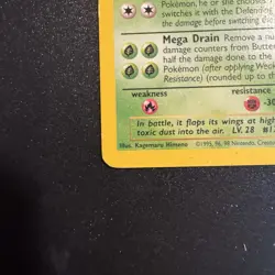 Pokemon TCG Butterfree 33/64 Jungle Uncommon 1st Ed Eng 1999 HP70 - Image 5