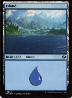 Island () L Tarkir: Dragonstorm 280 NM Normal MTG - Image 1