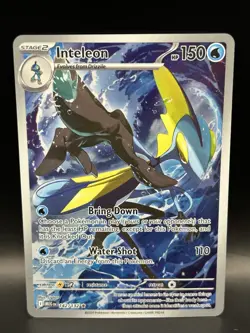 Inteleon 142/132 - Pokemon Mega Evolution Base Card - NM - Image 1