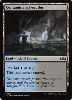 Contaminated Aquifer C Commander: Tarkir: Dragonstorm 353 NM Normal MTG - Image 1