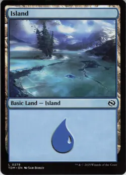 Island () L Tarkir: Dragonstorm 279 NM Normal MTG - Image 1