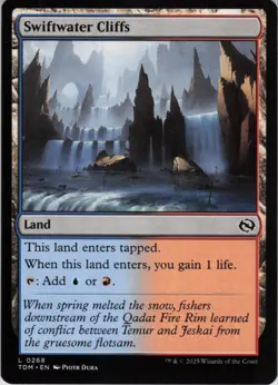Swiftwater Cliffs L Tarkir: Dragonstorm 268 NM Normal MTG - Image 1