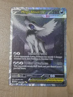 Pokemon TCG Mega Absol ex 180/132 Mega Evolution Base Set SIR - NM - Image 2