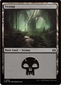Swamp () L Tarkir: Dragonstorm 282 NM Normal MTG - Image 1