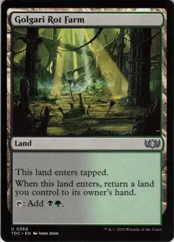 Golgari Rot Farm U Commander: Tarkir: Dragonstorm 368 NM Normal MTG - Image 1