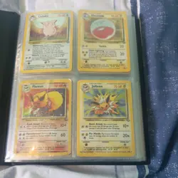 Complete Jungle Set 64/64 Cards WOTC Vintage + Folder, 1st Ed's, Pokemon Master - Image 1