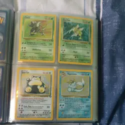 Complete Jungle Set 64/64 Cards WOTC Vintage + Folder, 1st Ed's, Pokemon Master - Image 5