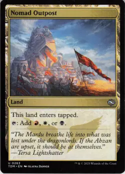 Nomad Outpost U Tarkir: Dragonstorm 263 NM Normal MTG - Image 1