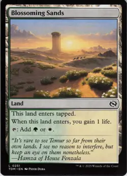 Blossoming Sands L Tarkir: Dragonstorm 251 NM Normal MTG - Image 1