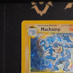Pokemon Tcg Machamp Base Set 8/102 Holo 1st Ed 1999 English Heavy Play/Damaged - Image 3