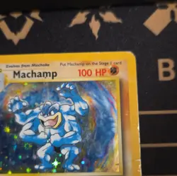 Pokemon Tcg Machamp Base Set 8/102 Holo 1st Ed 1999 English Heavy Play/Damaged - Image 4