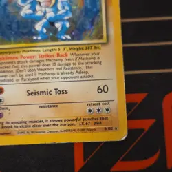 Pokemon Tcg Machamp Base Set 8/102 Holo 1st Ed 1999 English Heavy Play/Damaged - Image 5