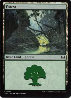 Forest () L Tarkir: Dragonstorm 285 NM Normal MTG - Image 1
