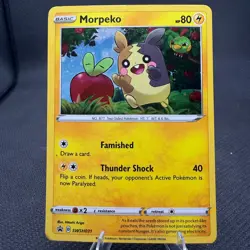 Morpeko (Blister Exclusive) SWSH031 Holo Promo Sword & Shield Promo Pokemon NM - Image 1