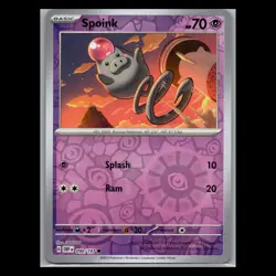 Obsidian Flames - Spoink - 090/197 - Reverse Holo - Pokemon TCG - Image 1