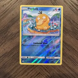 Pokemon - Psyduck - 28/149 - Common - Reverse Holo - Sun & Moon Base Set - Image 1