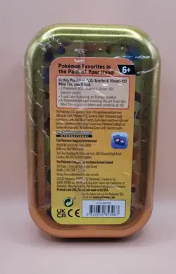 Sealed GENGAR & Poliwag Pokemon TCG Scarlet and Violet 151 Collection Mini Tin - Image 2