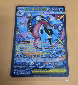 Mega Greninja EX 116/086 CRIM Holo Rare Water HP 350 English Pokemon TCG - Image 1