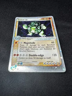 Pokemon TCG Golem ex #91/97 Dragon Holo - damage - Image 2