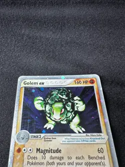 Pokemon TCG Golem ex #91/97 Dragon Holo - damage - Image 3