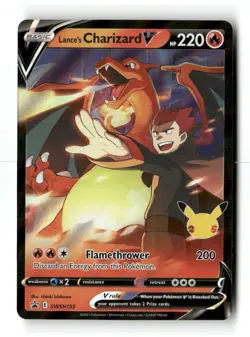 Lance's Charizard V SWSH133 Holo P Sword & Shield Promo Pokemon NM - Image 1