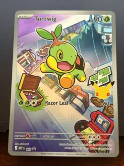 Pokemon TCG Turtwig Holo Rare Black Star Promo 040 - Image 1