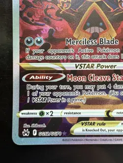 Pokemon Hisuian Samurott VSTAR GG52/GG70 Crown Zenith Galarian Gallery Holo (NM) - Image 4