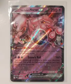 Pokemon Team Rocket's Mewtwo EX Black Star Promo 2025 SVP216 NM Destined Rivals - Image 1