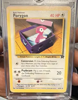 Porygon 48/82 Team Rocket 2000 English Regular 40 HP (Error Albino) - Image 1